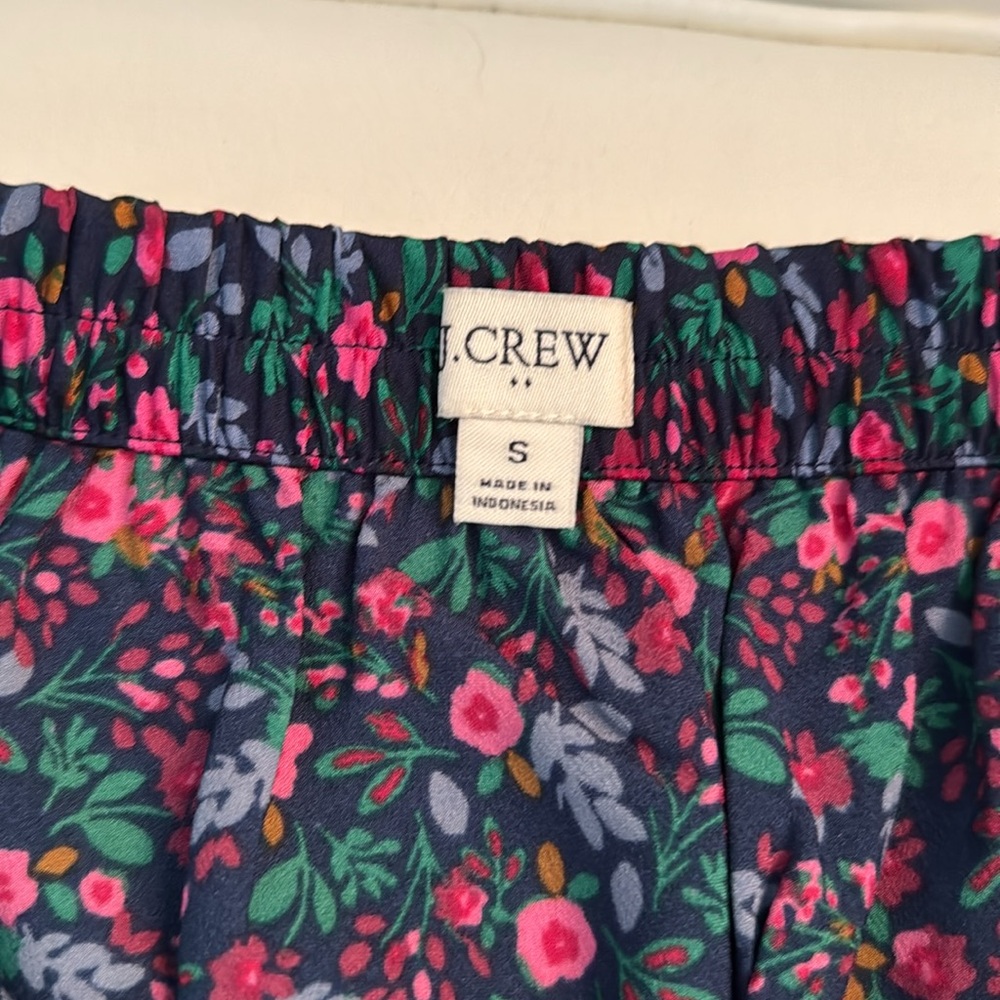 J. Crew Factory Multicolor Floral Skirt